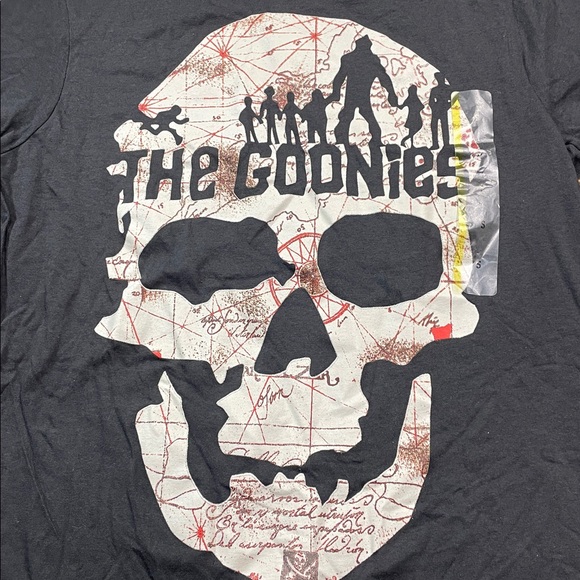 🆕 Hybrid Apparel Black Goonies Tee Gender Neutral Size Small | NWT - Picture 2 of 3